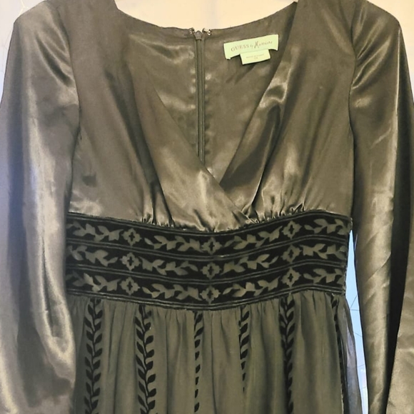 Guess by Marciano Satin Black Dress. - Picture 7 of 7